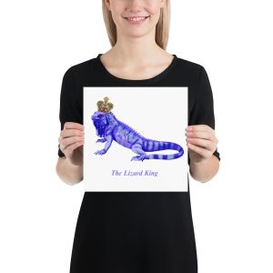 Photo paper Lizard King poster